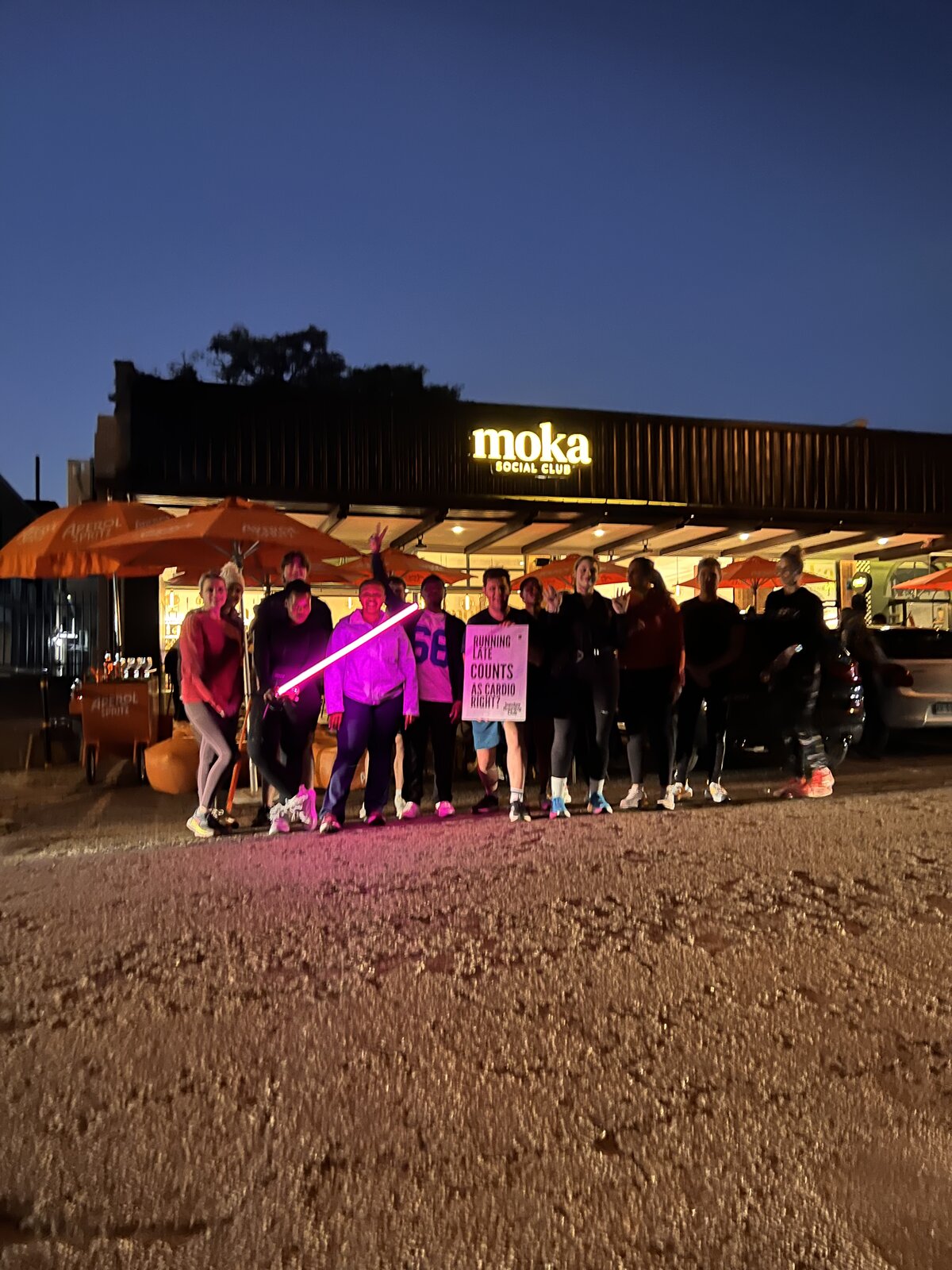 Glow Run × Moka